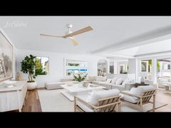 Deckenventilator aus Massivholz