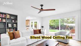 1stshine Wood Deckenventilator flüsterleise