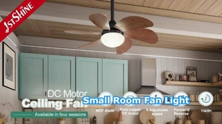30 Zoll moderne Deckenventilatorleuchte für kleine Räume