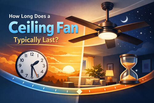 Jüngste Firmenblogs über How Long Does a Ceiling Fan Typically Last?