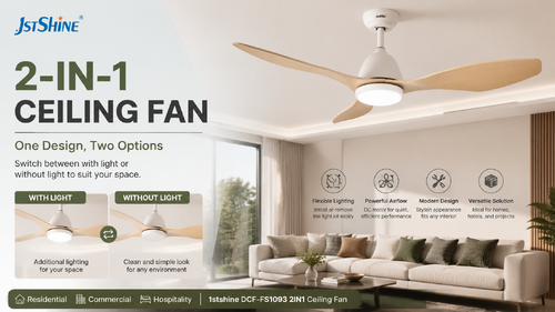 Jüngste Firmenblogs über 2-in-1-Deckenventilatoren: Die flexible Beleuchtungslösung für moderne Häuser und gewerbliche Projekte