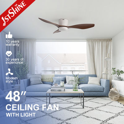 ABS-Klinge App-Steuerung Speicherplatz Smart Deckenventilator für niedrige Decke