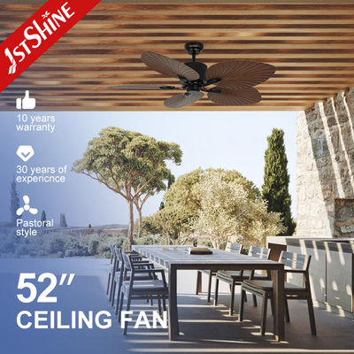 Hoteldekorative klassische Deckenventilatoren 52 Zoll Energiesparende Blumen-Design