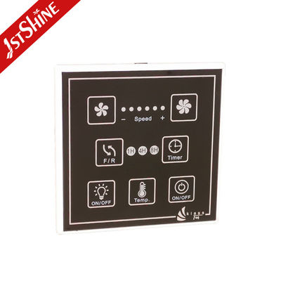 kaufen 110V 120V 220V 240V Gleichstrommotor 6 Geschwindigkeiten Deckenventilator Wandsteuerung für Weiß OEM von 1stshine Online-Herstellung