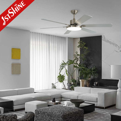 kaufen 58-Zoll-Schlafzimmerdeckenventilatoren mit Lichtern Umkehrbarer leise Gleichstrommotor MDF-Klinge Online-Herstellung