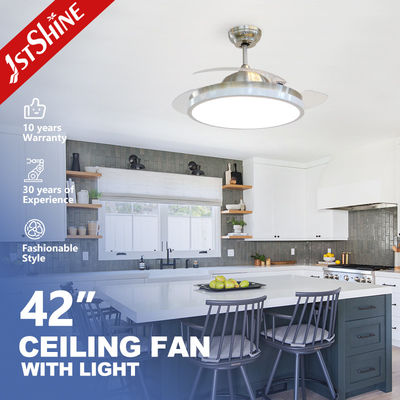 kaufen 3 Pc Plastikklappbare Rückziehbare Deckenventilator Licht 42 Zoll Smart Remote Online-Herstellung
