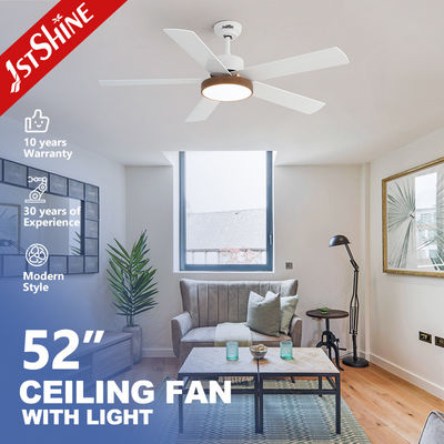 kaufen LED-Smart-Deckenventilator Licht Weiß 5 MDF-Blade Hochgeschwindigkeit Online-Herstellung