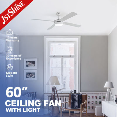 kaufen DCF-W986 35/60W Geräuscharme große Luftströmung 4 MDF Blade Moderner Deckenventilator LED-Licht Online-Herstellung
