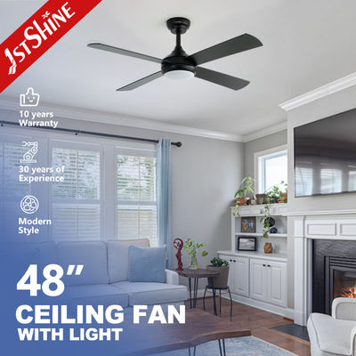 kaufen Schwarze Oberfläche ODM Größe 3 Farbe LED Dimmable Deckenventilator mit 110-240V / 50Hz-60Hz Eingang Online-Herstellung