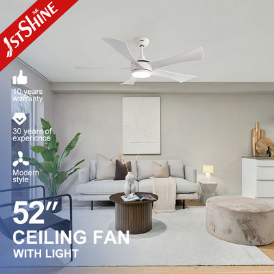 kaufen 5 Blatt Weiß ABS Blatt Deckenventilator mit Led-Beleuchtung, 52'Deckenventilator mit Licht Online-Herstellung
