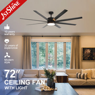 kaufen 6 Geschwindigkeitsumkehrbarer Gleichstrommotor Großluftstromdeckenventilatoren mit Lichtern und Fernbedienung Online-Herstellung