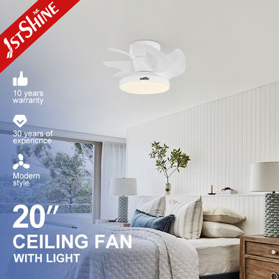 kaufen Flush Mount Kleines Led-Licht Deckenventilator mit dekorativen leisen Gleichstrommotor Online-Herstellung