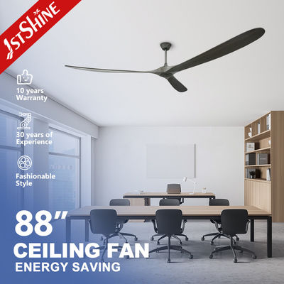 kaufen Großer Deckenventilator, 88 Zoll, Massivholzflügel, Gleichstrommotor, energiesparender Ventilator für Büro Online-Herstellung