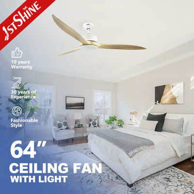 kaufen Moderner Stil 1stshine Deckenventilator mit Fernbedienung und natürlichen Windmassivholzblättern Online-Herstellung