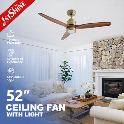 kaufen Ruhiger DC-Motor Dekorationsventilator aus massivem Holz mit Licht für das Smart Home Online-Herstellung