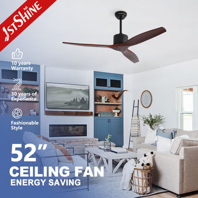 kaufen 3 Massivholzblätter Dc Motor Deckenventilator mit Fernbedienung Online-Herstellung