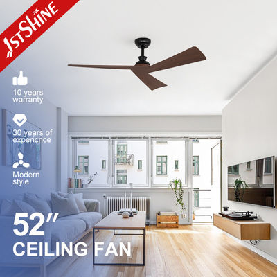 kaufen Schwarz Finish Gleichstrommotor 6 Drehzahlen Fernbedienung 3 ABS-Klingen Deckenventilator ohne Licht Online-Herstellung