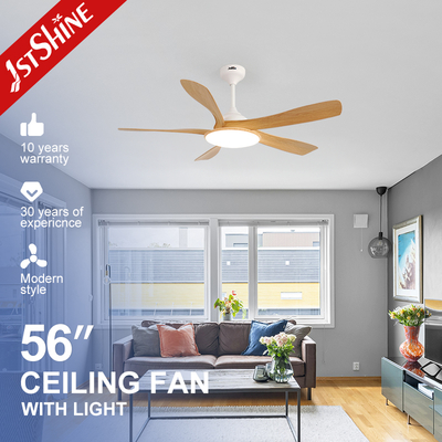 kaufen 56-Inch Ceiling Fan with LED Light – DC Motor, 5 Blades, Acrylic Lampshade Online-Herstellung