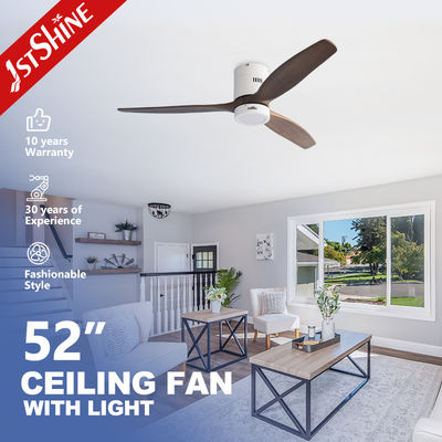 kaufen 52 Inches Flush Mount LED Ceiling Fan With Light For Hotel Online-Herstellung