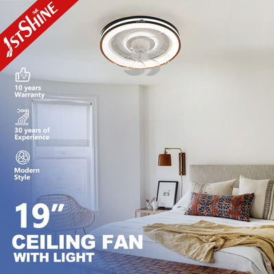 2 LED-Deckenventilator mit 360-Grad-Swingkopf und ABS-Plastikblechmaterial