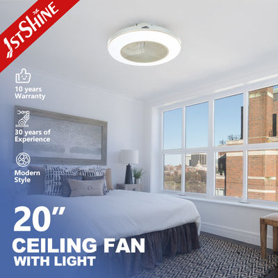 Smart App Control 20 Zoll Flush Mount LED Deckenventilator für Schlafzimmer