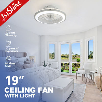 6 Geschwindigkeitswahl LED-Deckenventilator mit Sternenmuster und 3 Farben LED-Licht aus Metall