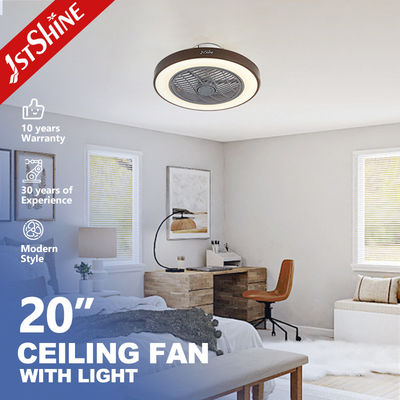 20 Zoll Grau Farbe Flush Design LED-Deckenventilator mit LED-Licht und natürlichen Windtyp