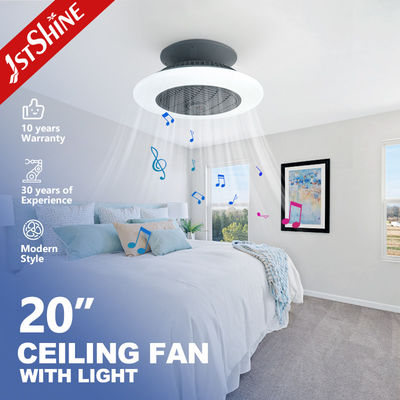 20 Zoll LED-Deckenventilator mit Lautsprecher-APP Smart Control Dimmbare Licht