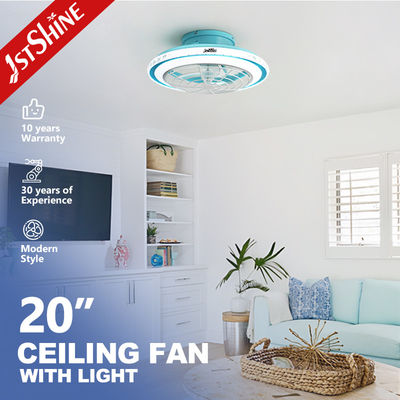 Blauer moderner Deckenlüfter 220V LED mit der Verdunkelung von von LED-Licht und -Fernbedienung