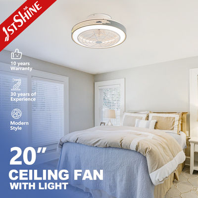 Gleichstrommotor Typ 1stshine LED-Deckenventilator mit dimmbarer Lichtenergie und zeitgenössischer