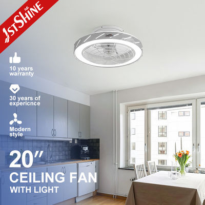 Smart Fernsteuerung Flush Mount LED Deckenventilator mit DC-Motor und ABS-Klingen