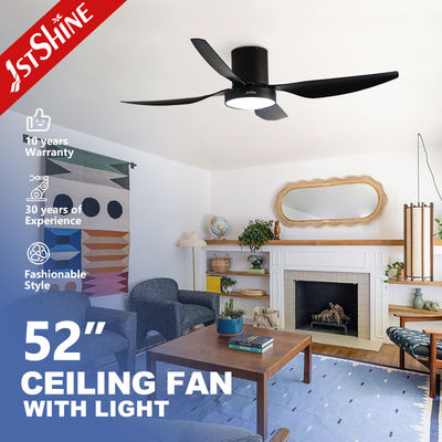 LED-Beleuchtung Typ Smart Deckenventilator mit Licht DC Motor Energie sparen Dimmbare Metall- und Kunststoffblätter