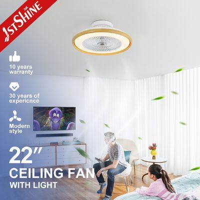 Dimmbarer LED-Deckenventilator mit Fernsteuerung und hohem Luftstrom 110-240V/50Hz-60Hz Niedrigprofil