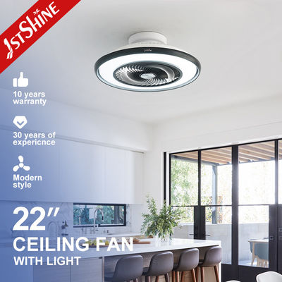 Smart Fernbedienung LED Deckenventilator mit Luftlüftung und Metall-Kunststoff