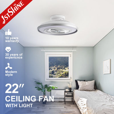Umkehrbarer Flush Mount Deckenventilator Blattlose Fernbedienung mit dimmbarem Licht