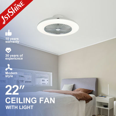 1stshine LED Deckenventilator 10- Smart Remote und 6 Geschwindigkeiten Ideal für Schlafzimmer mit niedriger Decke