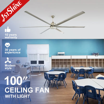 Industrieraumkühlung mit 100-Zoll-Deckenventilator und Naturwindmotor mit 10-Jahres-Kraft