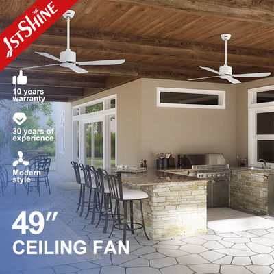 110-240V/50Hz-60Hz Weißeisen Deckenventilator mit Smart Remote und 4 Klingen 1stshine