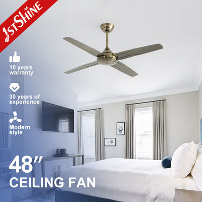 Hochgeschwindigkeits-AC-Reiner Motor Kupferdeckenventilator mit Fernbedienung und 4 Eisenblättern