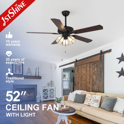 Guter Preis Hochgeschwindigkeitsdeckenventilator mit Licht-Eingangsspannung V 110-240V/50Hz-60Hz Metallmaterial Online