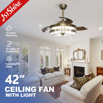 1stshine LED Deckenventilator mit Fernbedienung und natürlicher Windfunktion 10 Jahre Motor