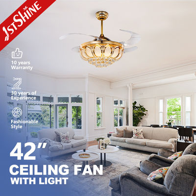 Aufklappbarer LED-Deckenventilator mit LED-Licht und LED-Blades
