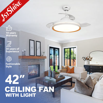 Modernes LED-Deckenventilator mit leisen Gleichstrommotoren und energiesparender LED-Beleuchtung