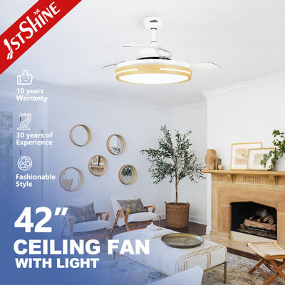 Smart 42 Zoll LED Unsichtbarer Deckenventilator Für Schlafzimmer Und Wohnzimmer