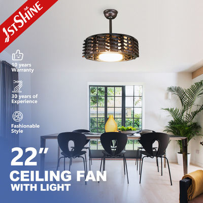 22 Zoll LED-Deckenventilator ohne Klingen in vielen Farben mit Fernbedienungsschalter
