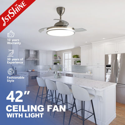 Starry Dekorativ LED Deckenventilator mit abnehmbaren versteckten Klingen und Klimaanlage