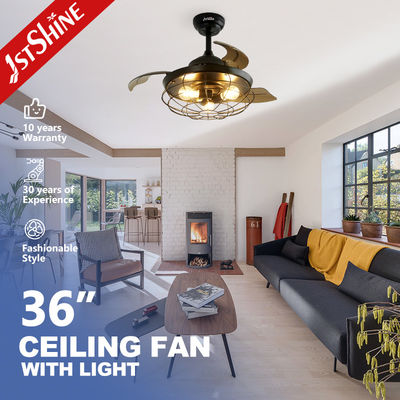 Niedrigerer Lärm 1stshine Dekorativer abziehbarer Deckenventilator mit Fernbedienung und Licht