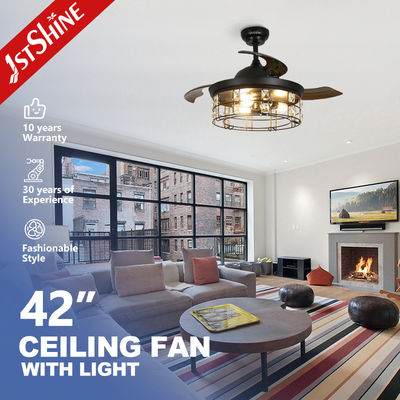Material der Lampenkarosserie Metall 1stshine LED Deckenventilator mit Licht-Kit und Fernbedienung
