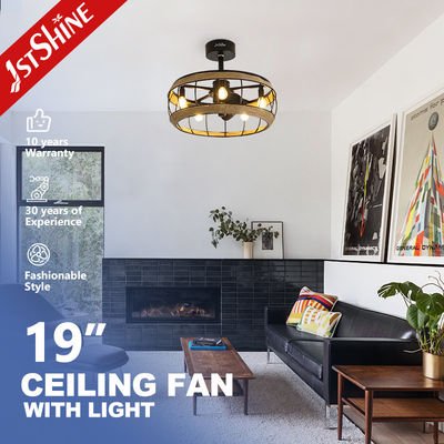 1stshine Deckenventilator mit Licht Kühlluft Licht und Südostasiatischer Stil Handgewebt