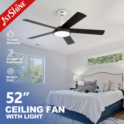 Smart Control LED Deckenventilator mit leichten 52 Zoll 5 MDF-Klingen und 35/60 Watt Motorleistung